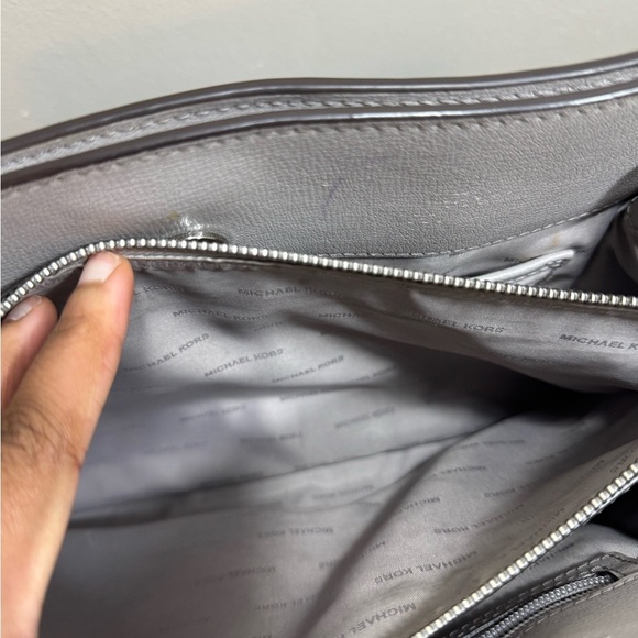 Grey Michael Kors Satchel - Picture 8 of 15